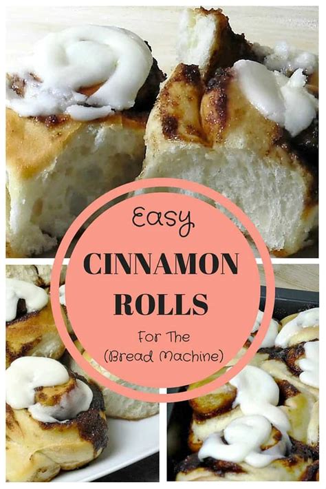 Bread Machine Cinnamon Rolls Recipe With Cream Cheese Frosting