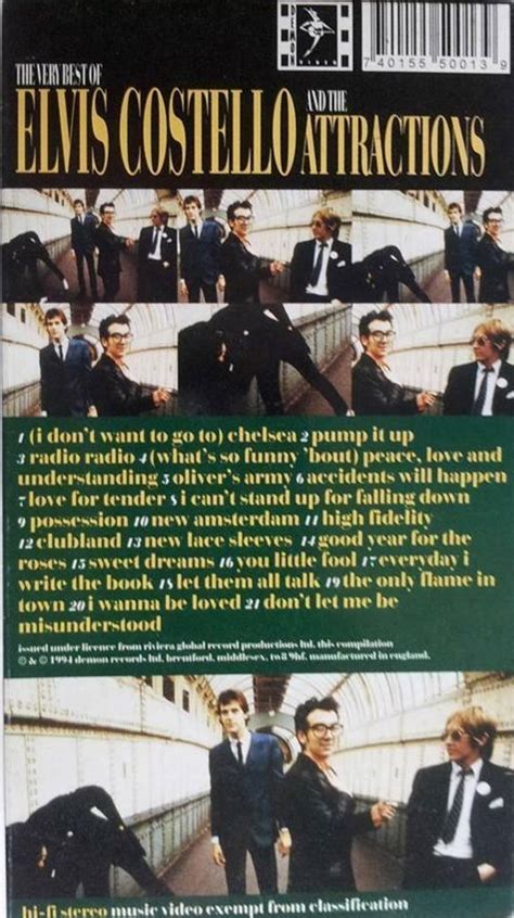 File The Very Best Of Elvis Costello The Attractions Vhs Back Cover