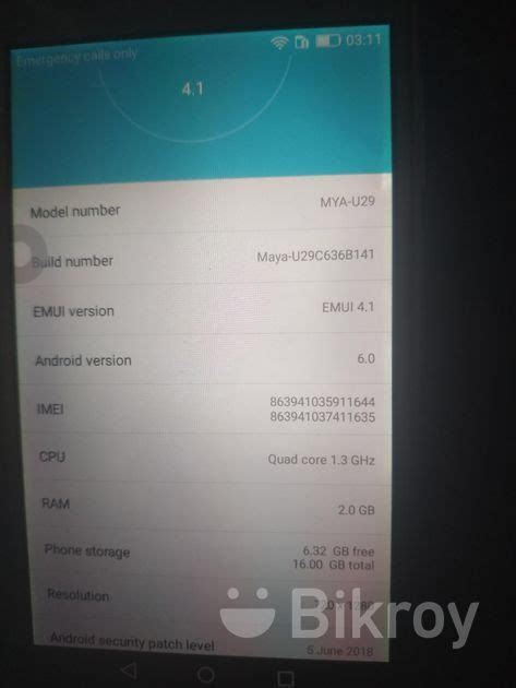 Huawei Honor MYA U29 (Used) for Sale in Mirpur | Bikroy