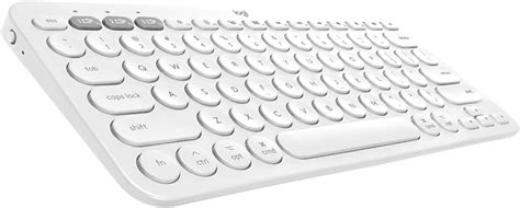 Teclado De Membrana Inal Mbrico Logitech K Blanco En Layout Lupon