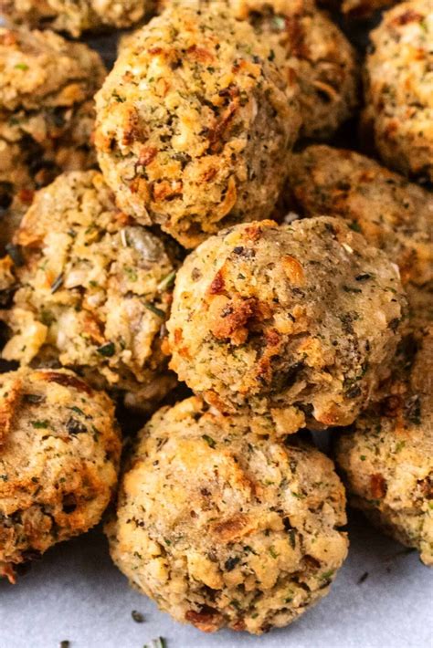 Air Fryer Stuffing Balls Hungry Healthy Happy