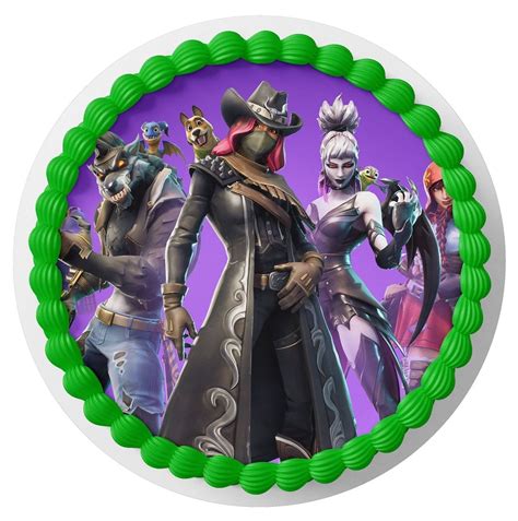 OPŁATEK NA TORT FORTNITE NAPIS GRATIS ERLI pl