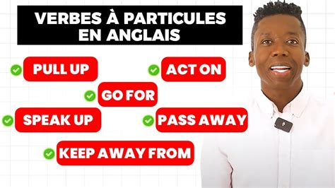 Verbes Particule Importants En Anglais Youtube