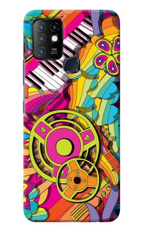 Save Big Get The Music Doodle Infinix Hot 10 Back Cover Shop Now