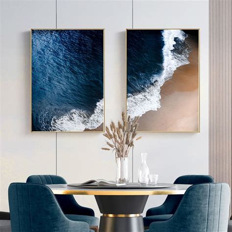 Ocean Wave Wall Art Ocean Wave Wall Art Canvas Wall Decor Living