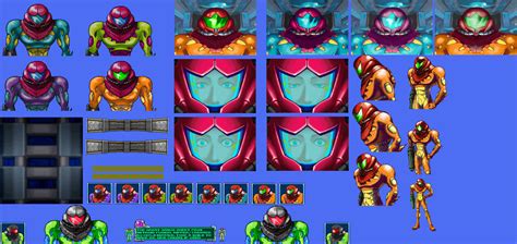 Game Boy Advance Metroid Fusion Samus Mugshots The Spriters Resource