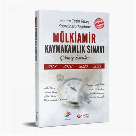 MÜLKİAMİR KAYMAKAMLIK SINAVI 2018 2019 2020 2021 ORİJİNAL ÇÖZÜMLÜ ÇIKM