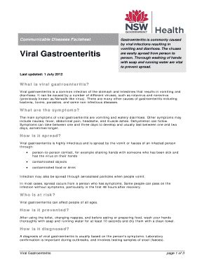 Fillable Online Communicable Diseases Factsheet Fax Email Print Pdffiller