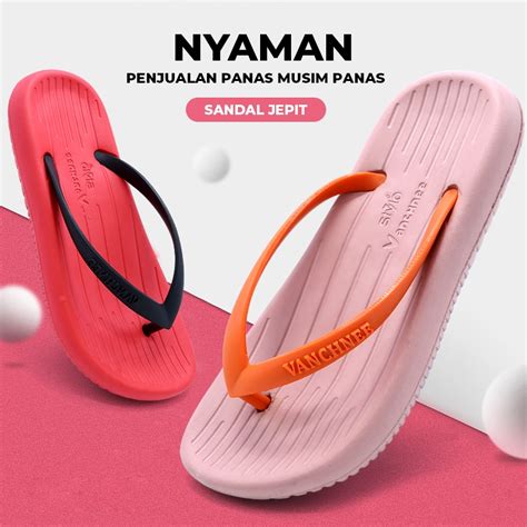 Jual FENTINA Sandal Jepit Wanita Sendal Cewek Bahan Karet Terbaru Anti