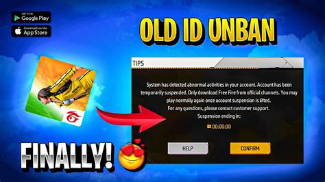 Finally Free Fire All Id Unban How To Unban Suspended Account