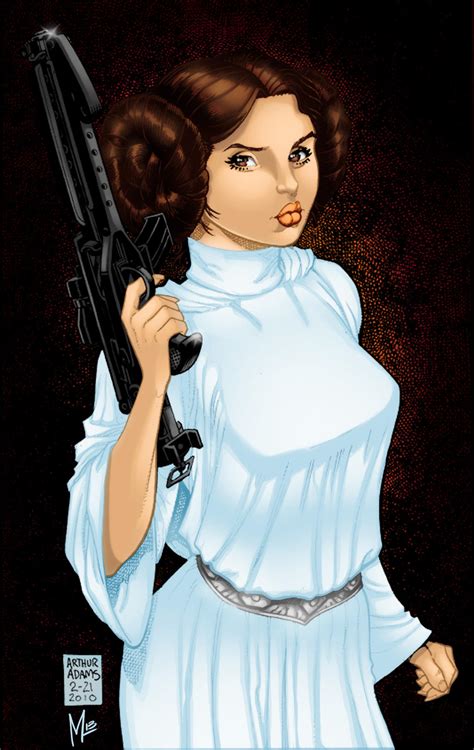 Princess Leia By Art Adams Colored By Bigmdesign By Bigmdesign On