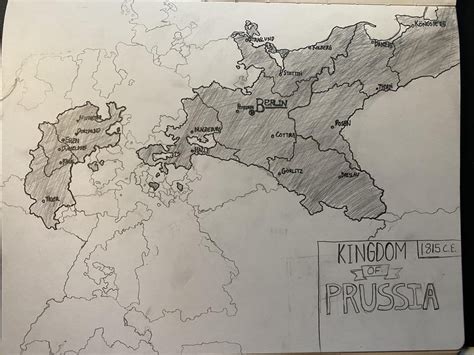 Map of Prussia in 1815 [OC] : r/MapPorn