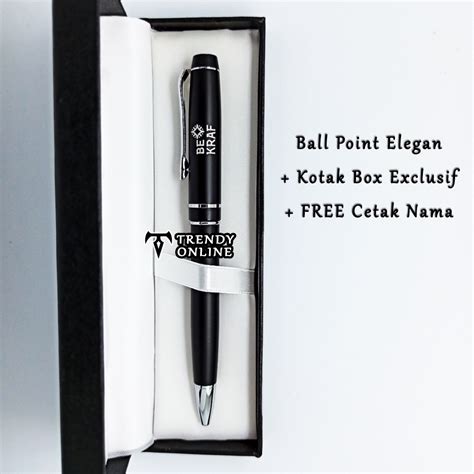 Jual Pulpen Elegan Dan Kotak Box Exclusif Free Cetak Nama Pen Promosi