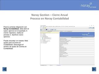 Noray Gestion Cierre Anual PPT