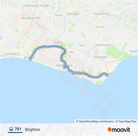 701 Route Schedules Stops Maps Brighton Updated