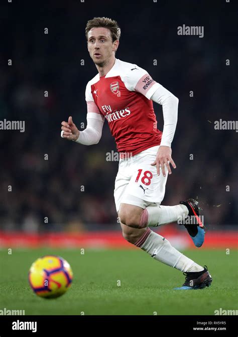 Nacho Monreal Arsenal Stock Photo Alamy