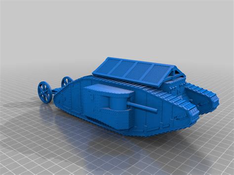 Free 3d File Mark I Tank Ww1 🪖 ・3d Printable Object To Download・cults