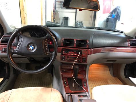 For Bmw E46 3 Series Interior Dash Trim Kit 3m Burl Full Set 1998 2006 Rhd Ebay