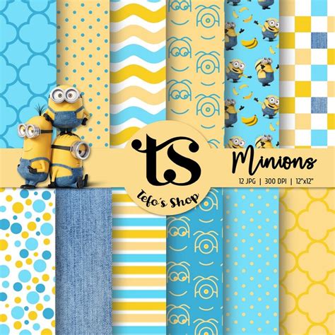 Minions Papeles Digitales Paper Pack