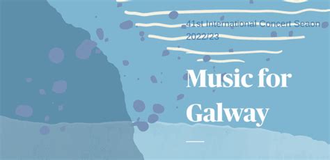 Music For Galway Lunchtime Concerts Return In October Galway Daily