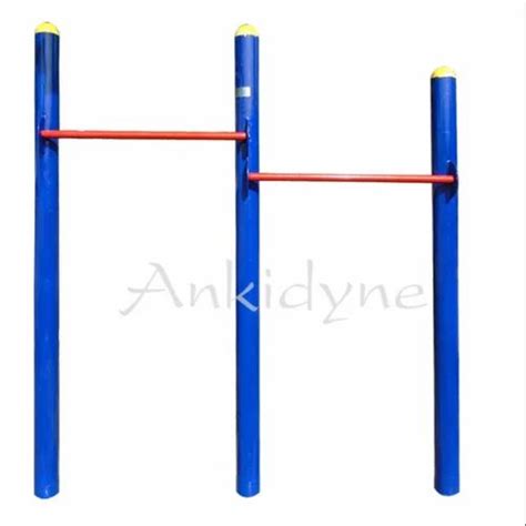 blue iron outdoor gym equipment exercise bars outdoor exercise