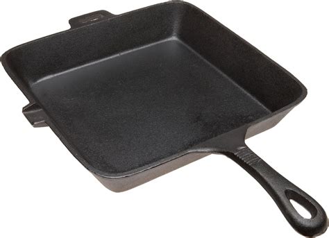 Amazon Old Mountain Pre Seasoned Square Skillet With Assist Handle