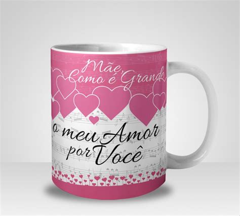 Caneca M E Como Grande O Meu Amor Por Voc Foto Lal