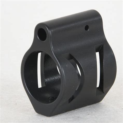 Gas Block Black Steel Tactical Low Profile Micro Gas Block With