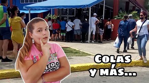 Así están las tiendas MLC en Cuba Mucha cola y nada que comprar vlog