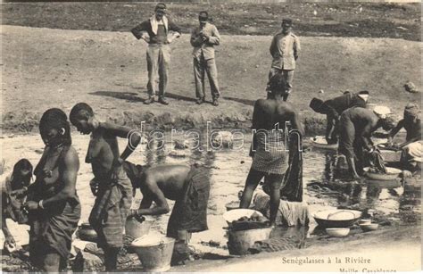 Dakar Senegalaises A La Riviere Senegalese Folklore Half Nude