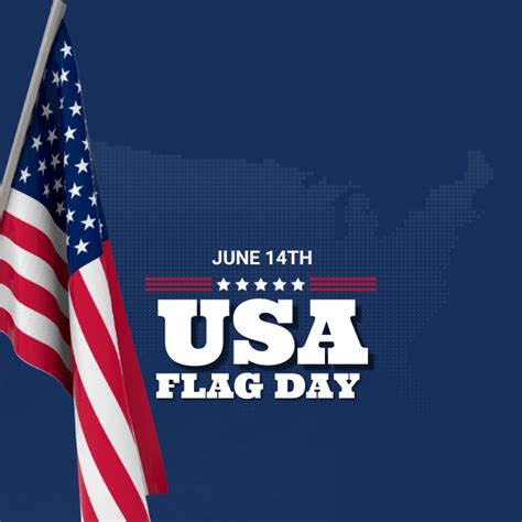 Usa Flag Day Template Postermywall