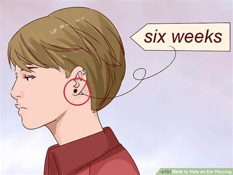 How to Hide an Ear Piercing: 12 Steps (with Pictures) - wikiHow