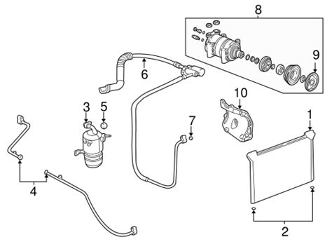 Condenser Compressor Lines For 2003 GMC Yukon GMPartsDirect