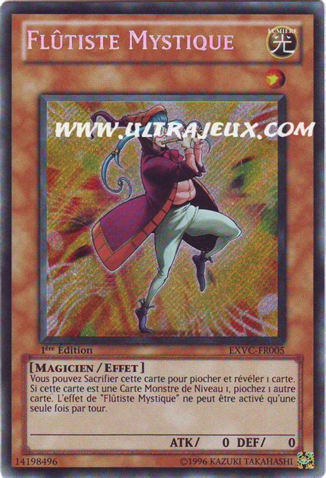 Flûtiste Mystique EXVC FR005 Carte Yu Gi Oh Cartes à l Unité