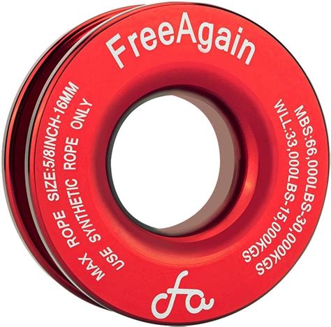 Amazon FreeAgain US Support Winch Snatch Recovery Ring 66000 Lbs