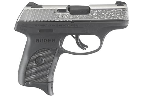 Ruger LC9s 9mm Engraved Nickel Carry Conceal Pistol with Thumb Safety | Sportsman's Outdoor ...