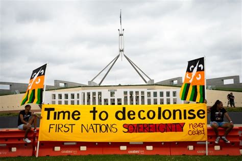 In Pictures Bikers Mark 50 Years Of The Aboriginal Tent Embassy Human Rights News Al Jazeera