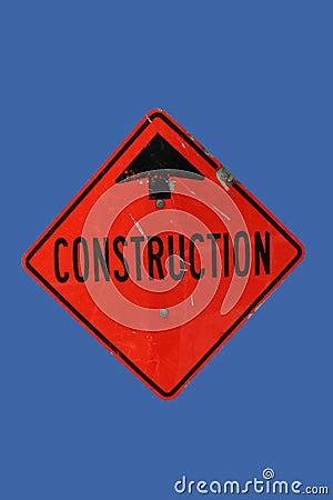 Construction Zone Ahead Sign Royalty Free Stock Image - Image: 2057726