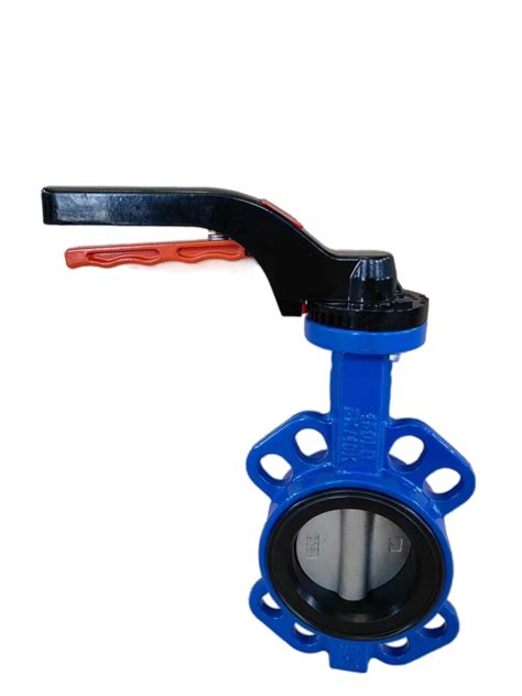 High Performance Pneumatic Butterfly Valve Double Eccentric Wafer Ptfe