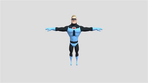 PC Computer - The Incredibles - Bob Parr Young M - Download Free 3D ...