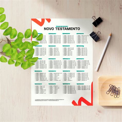 Plano De Leitura B Blica Novo Testamento Elo