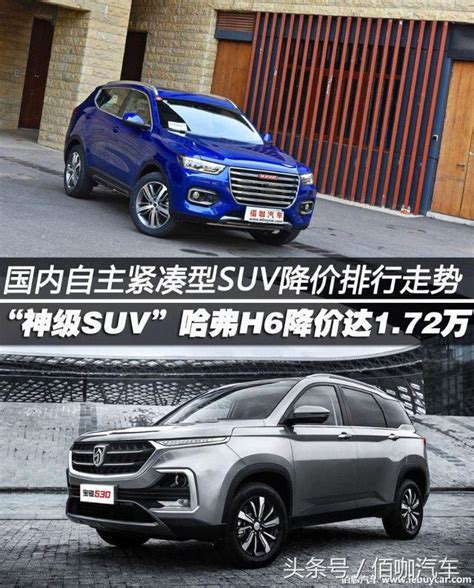 五分鐘了解7月緊湊型suv優惠走勢 「神級suv」哈弗h6降達172萬 每日頭條