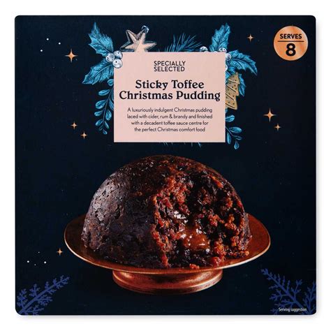 Specially Selected Sticky Toffee Christmas Pudding 800g | ALDI