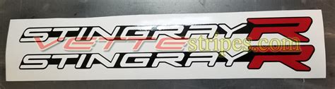 C Corvette Stingray R Decal Many Colors Vettestripes