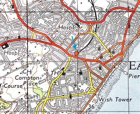 Eastbourne Map - United Kingdom