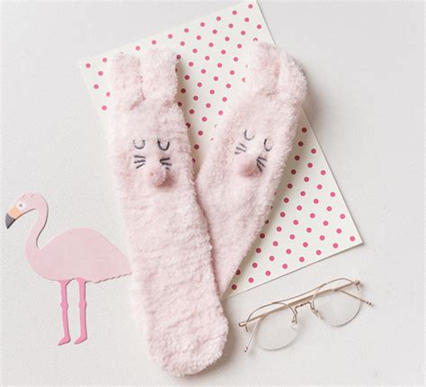 Fluffy Rabbit Ear Socks On Storenvy