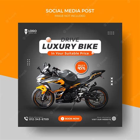 Premium Vector New Motorcycle Social Media Instagram Post And Bike Social Media Design