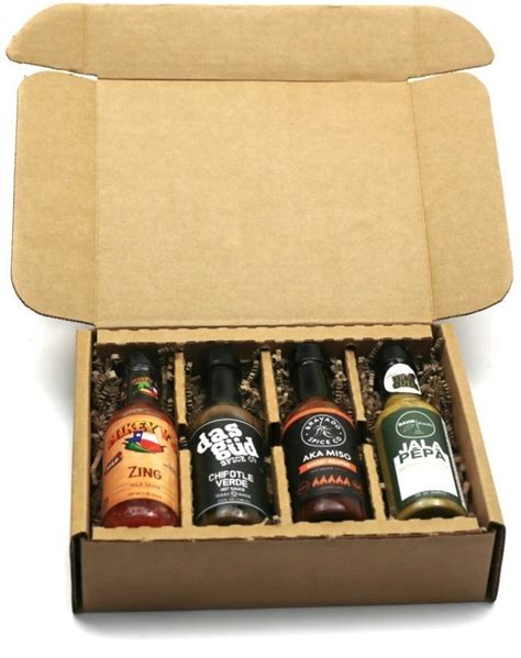 4 Woozy Hot Sauce Bottle Shipping T Box Pack Of 25