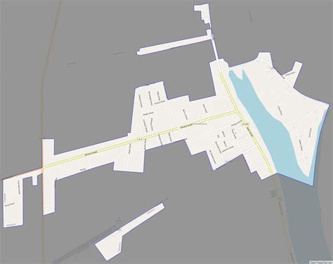 Map of Newellton town