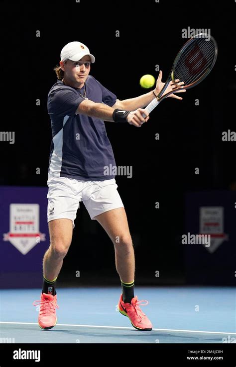 Scotlands Aidan McHugh During His Match Against Englands Dan Evans